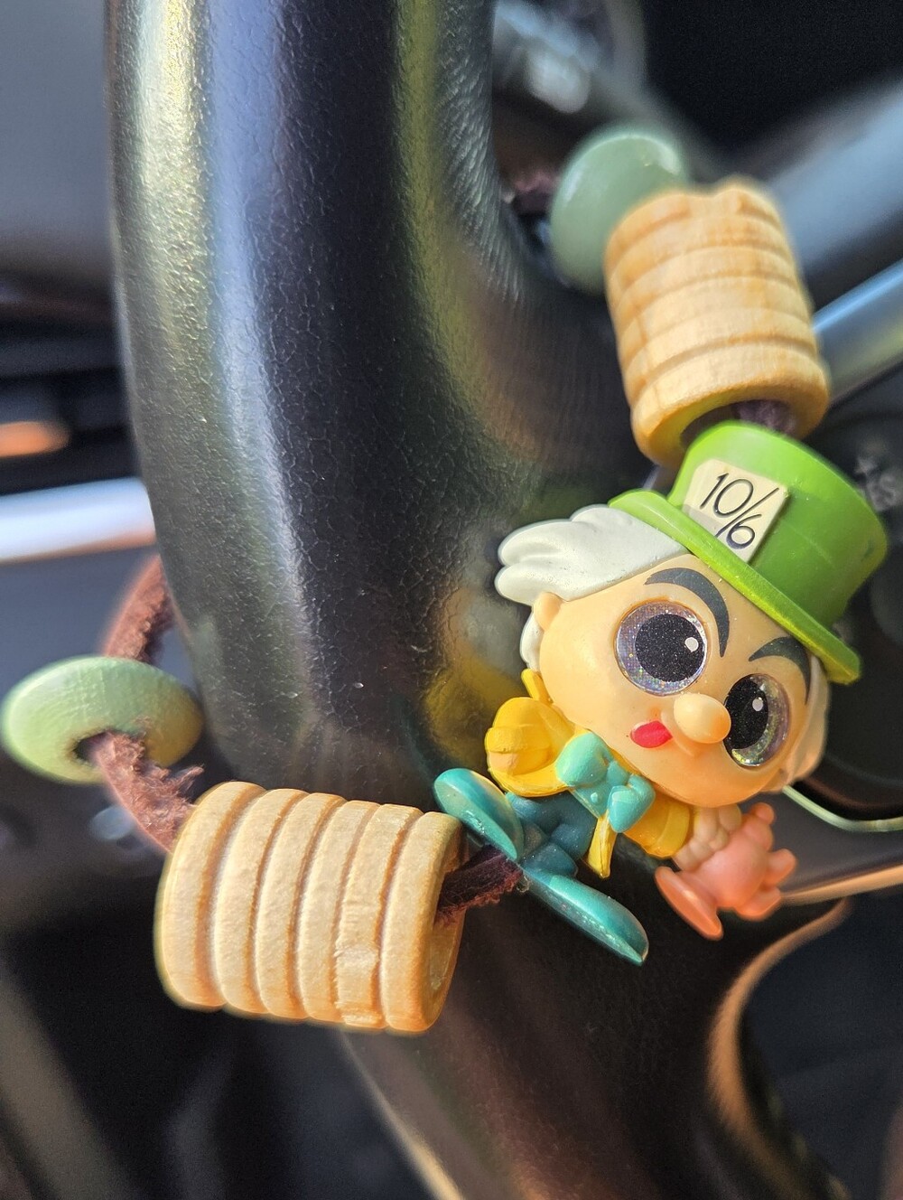 Mad Hatter cup handle Or Car Steering Wheel Bracelet
